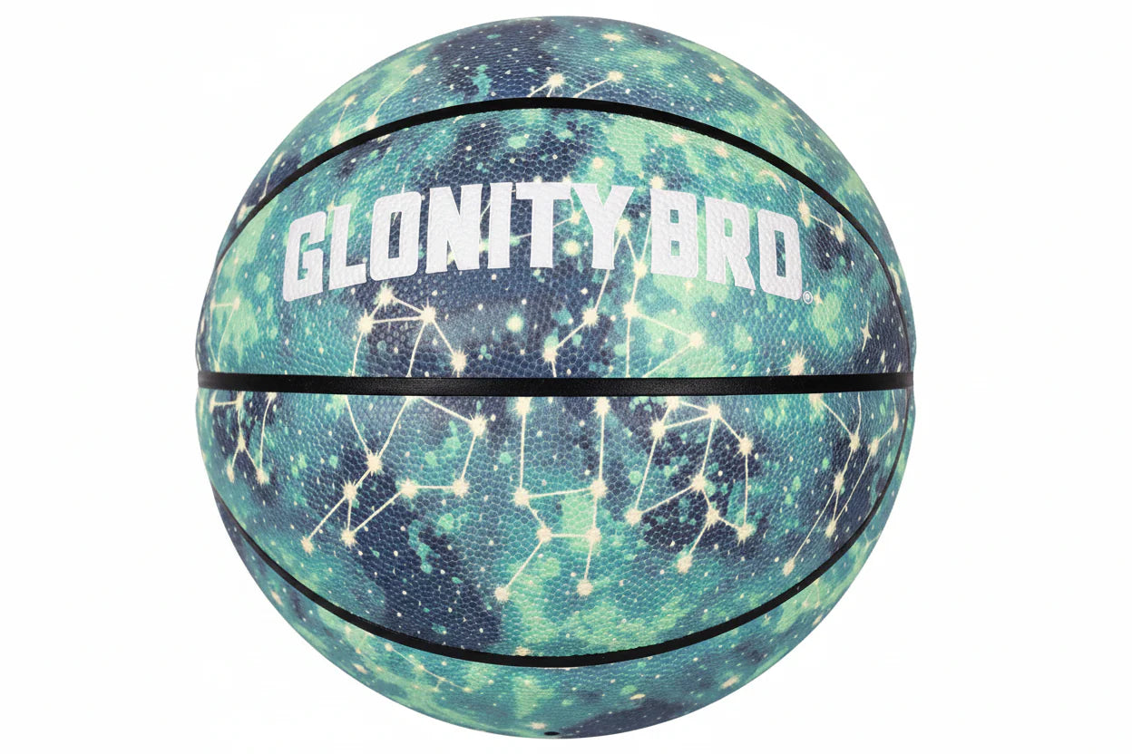Glow-in-the-Dark Size 7 Basketball – PU Leather Indoor & Outdoor Training Ball
