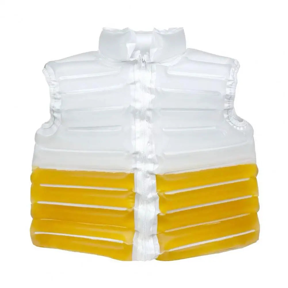 Wearable Refillable Beverage Jacket with Drinking Straw