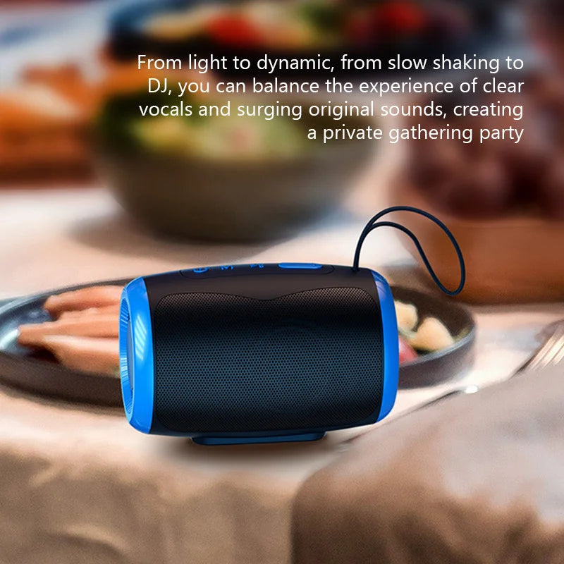 Portable Wireless Bluetooth Speaker Blue