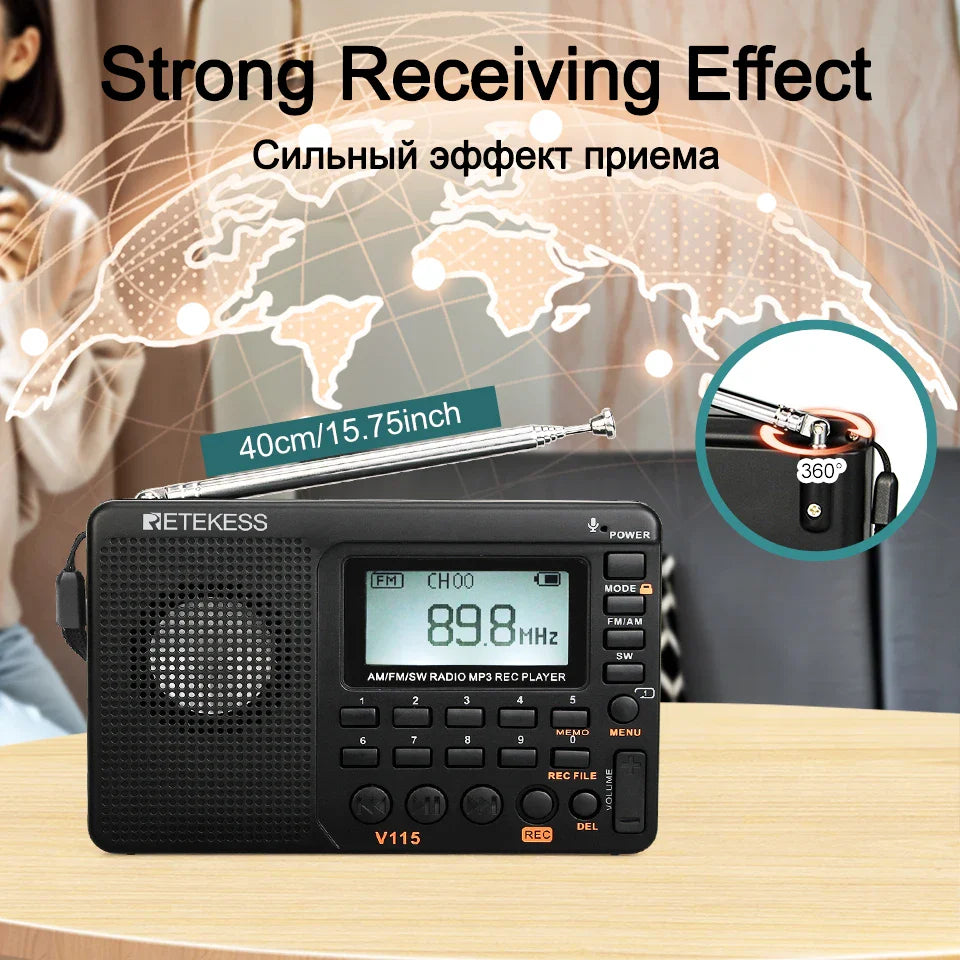 Multi-Band Digital Radio Black