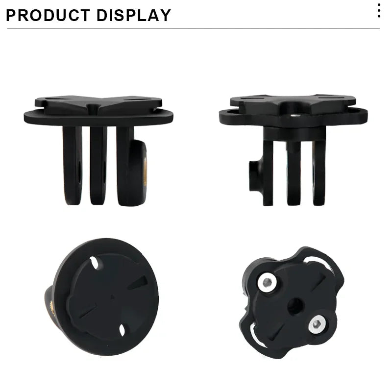 Bicycle Computer & Action Camera Mount – Bike Handlebar Bracket for Cycling Computer, Headlight & Camera