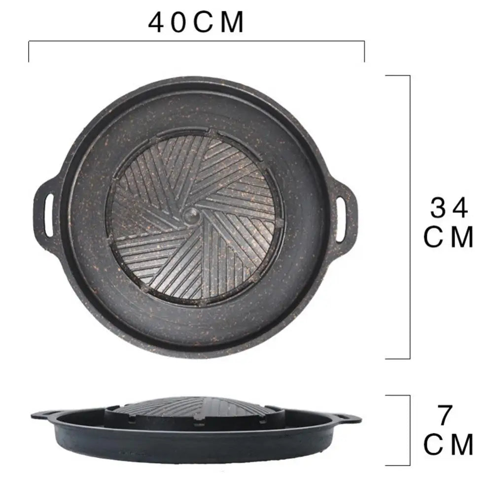 Non-stick Shabu-grilled Pan