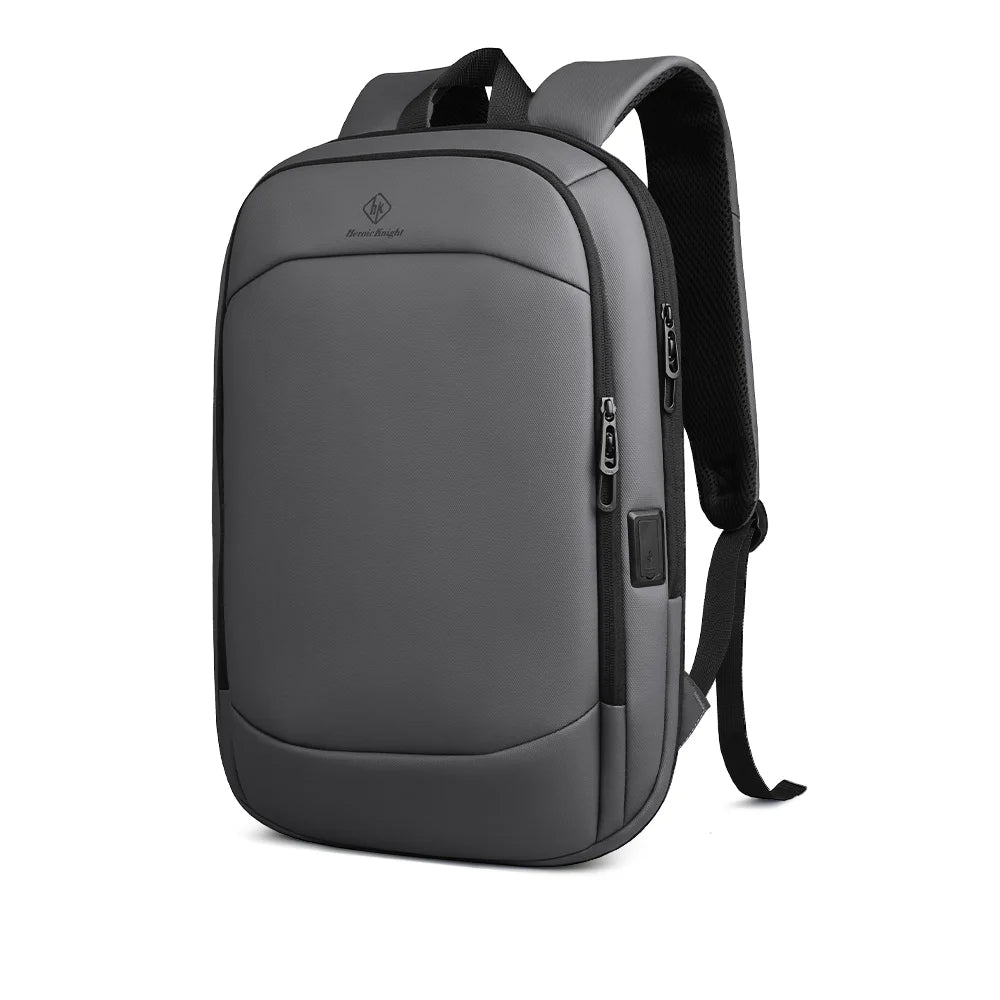 17-Inch Laptop Backpack with USB Port Grey