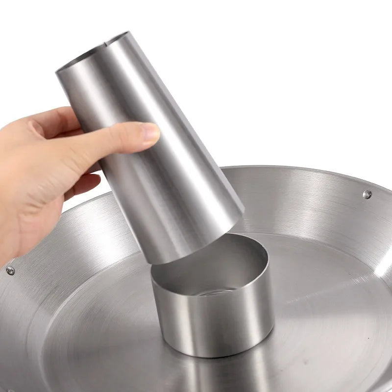BBQ Chicken Holder Pan Silver