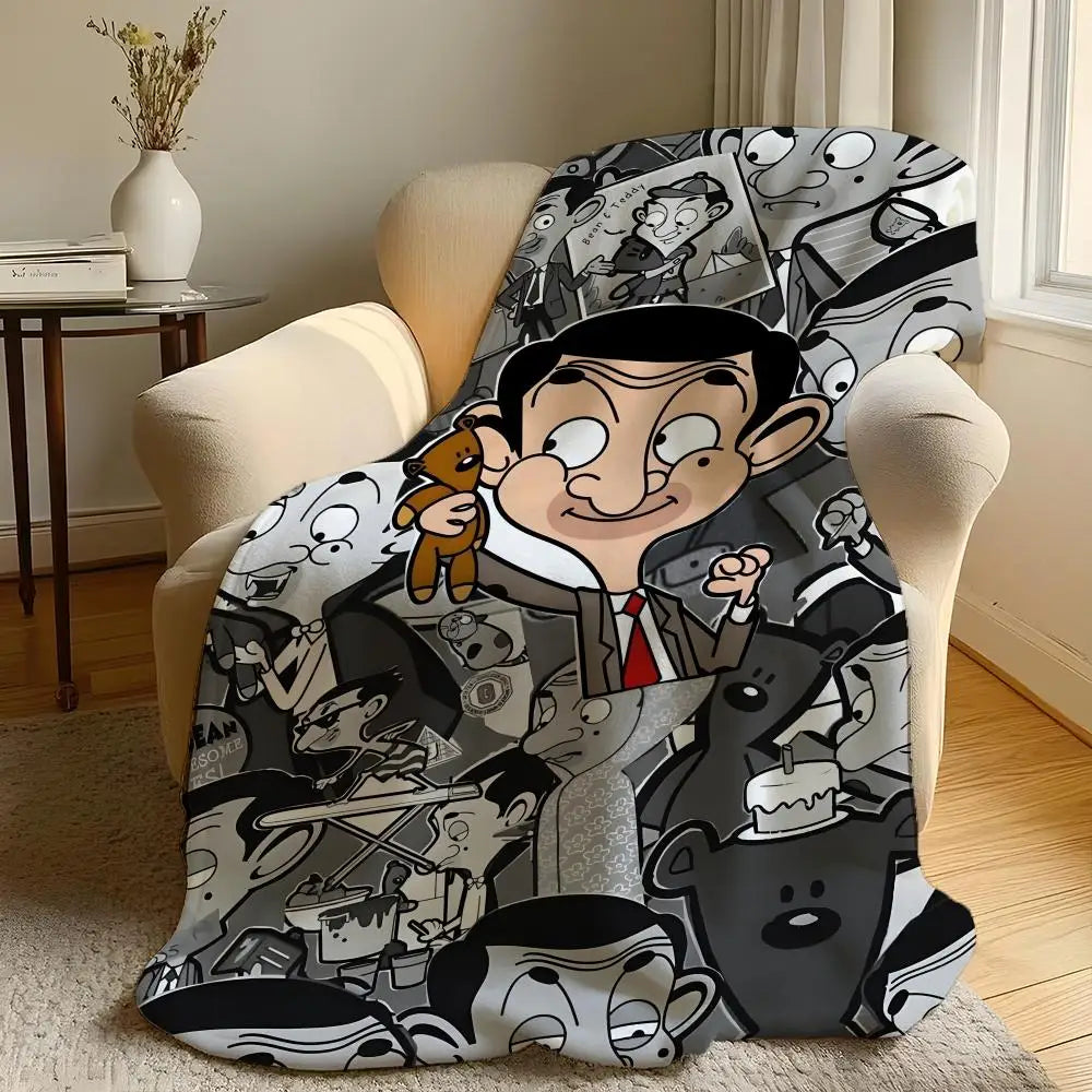 Comedy Character Flannel Throw Blanket