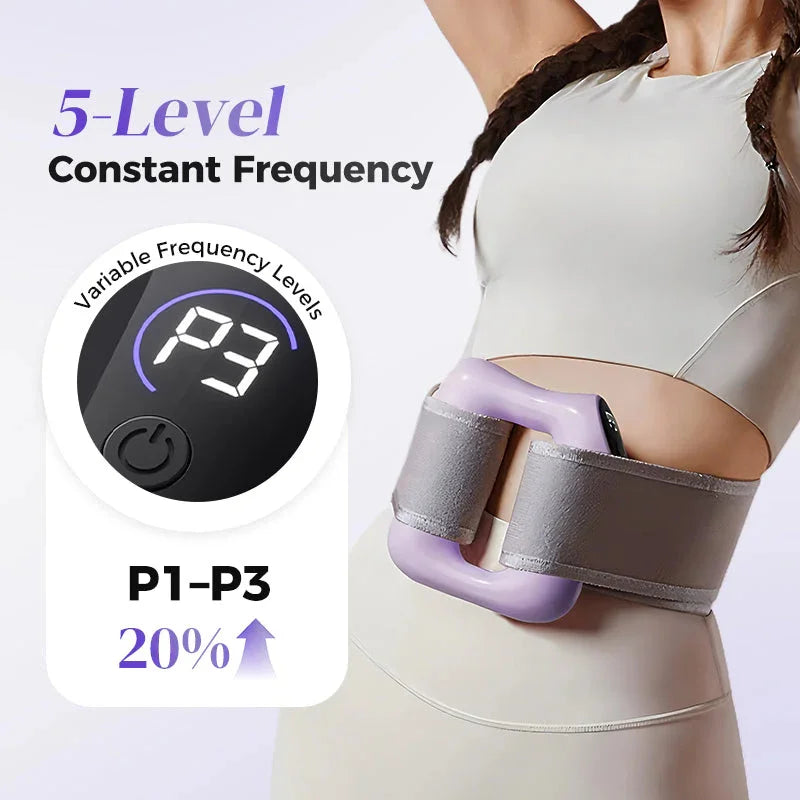 Multifunctional Fascia Massage Ring with Belt Purple