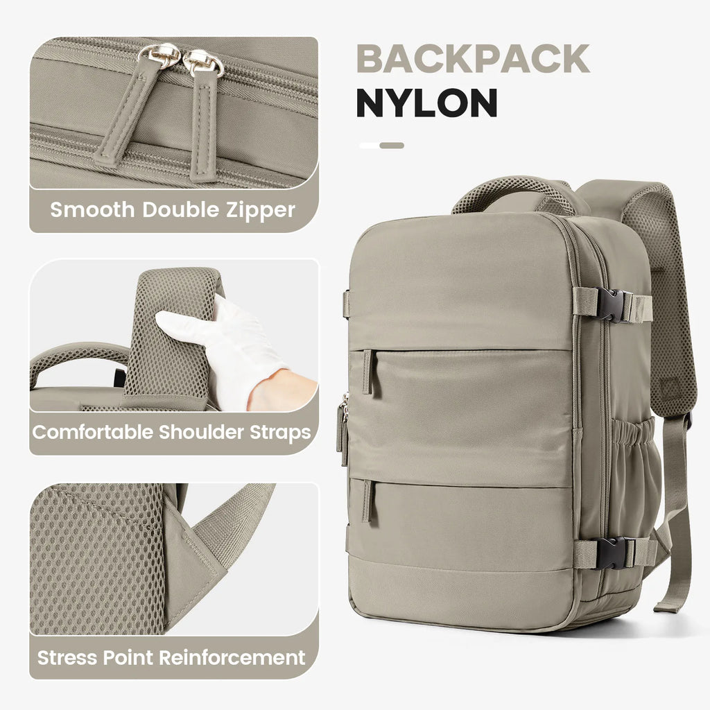 Waterproof Laptop Backpack Grey