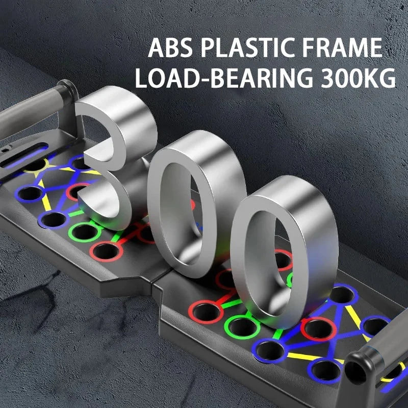 Foldable Push-up Board Set with Handles