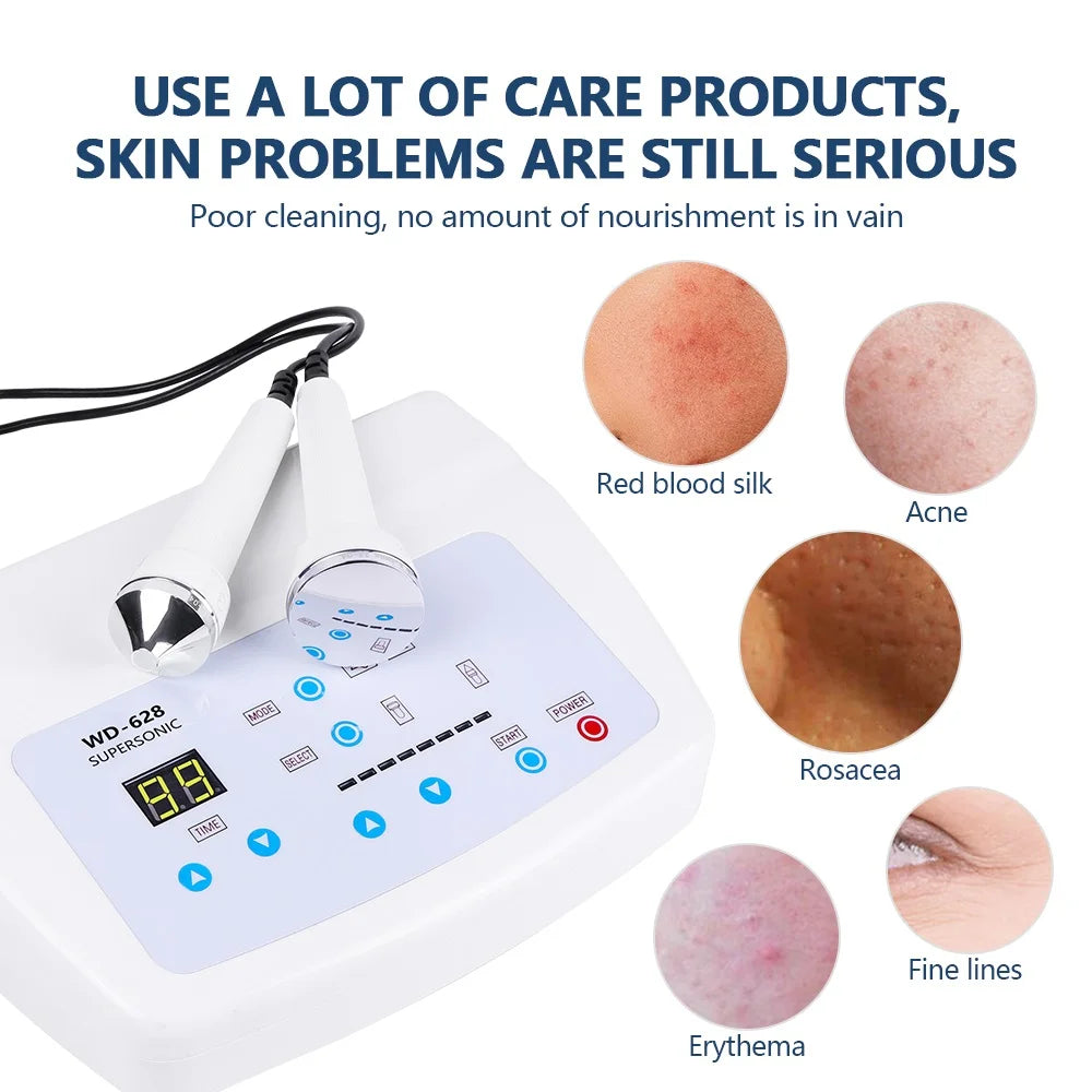 Ultrasonic Beauty Facial Machine - Whitening & Anti-Aging