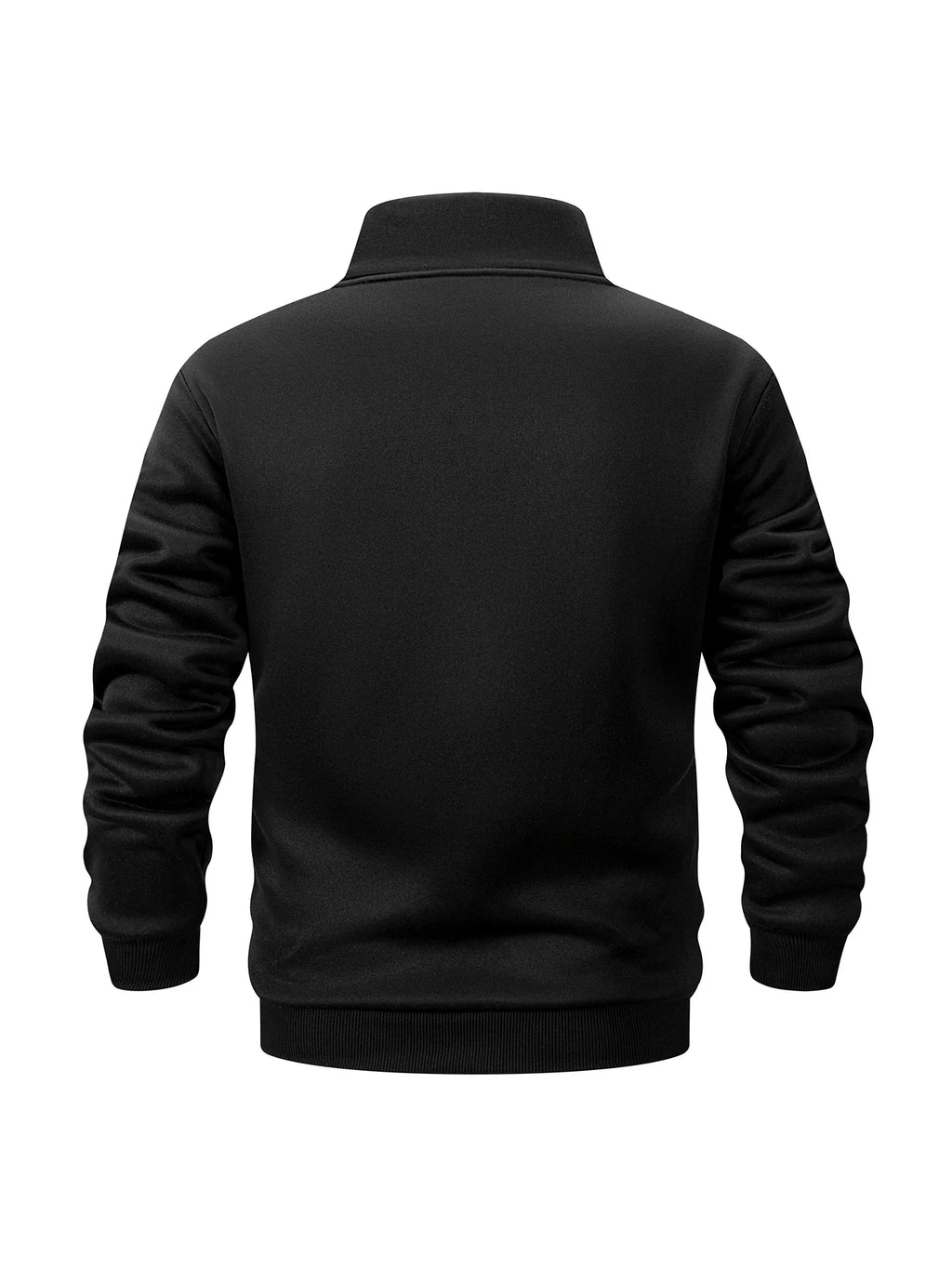 Men's Fleece-Lined Half Zip Pullover Sweatshirt
