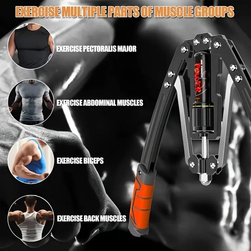 Adjustable Hydraulic Arm Exerciser Black