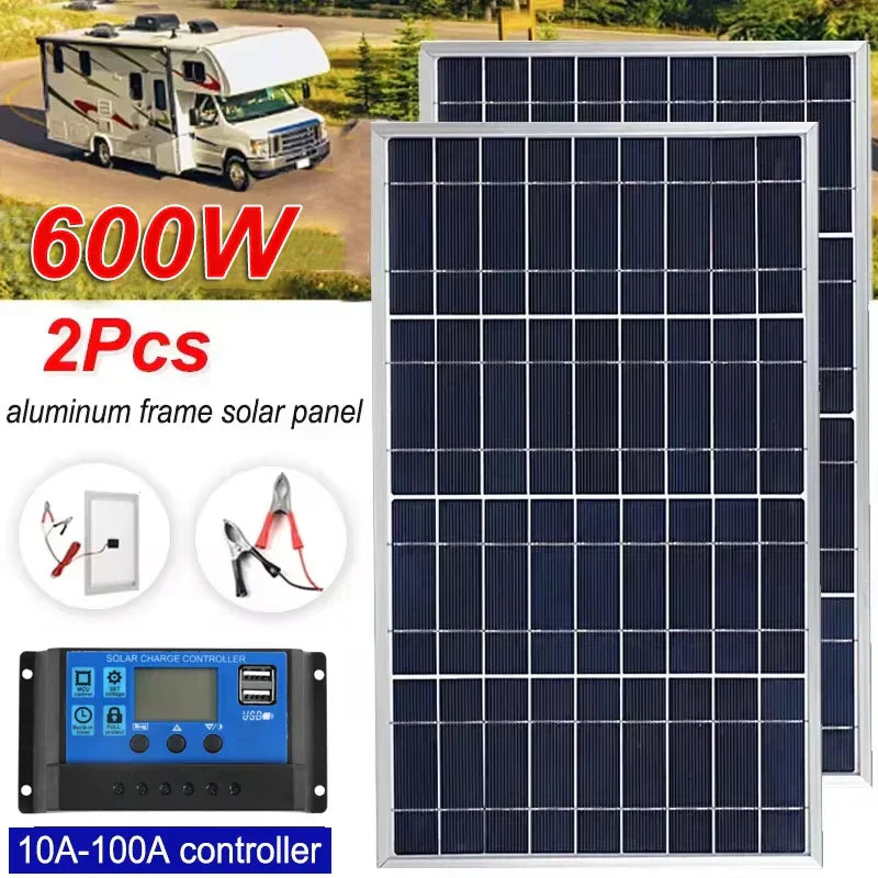 Portable Solar Panel Generator (600W)