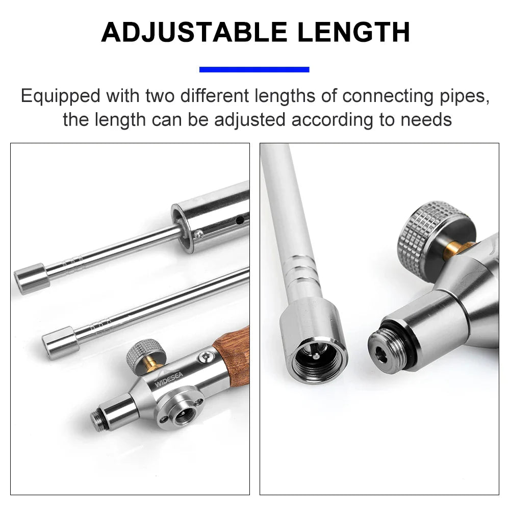 Long Handle Camping Fire Starter Torch – Detachable Stainless Steel Fire Ignition Tool