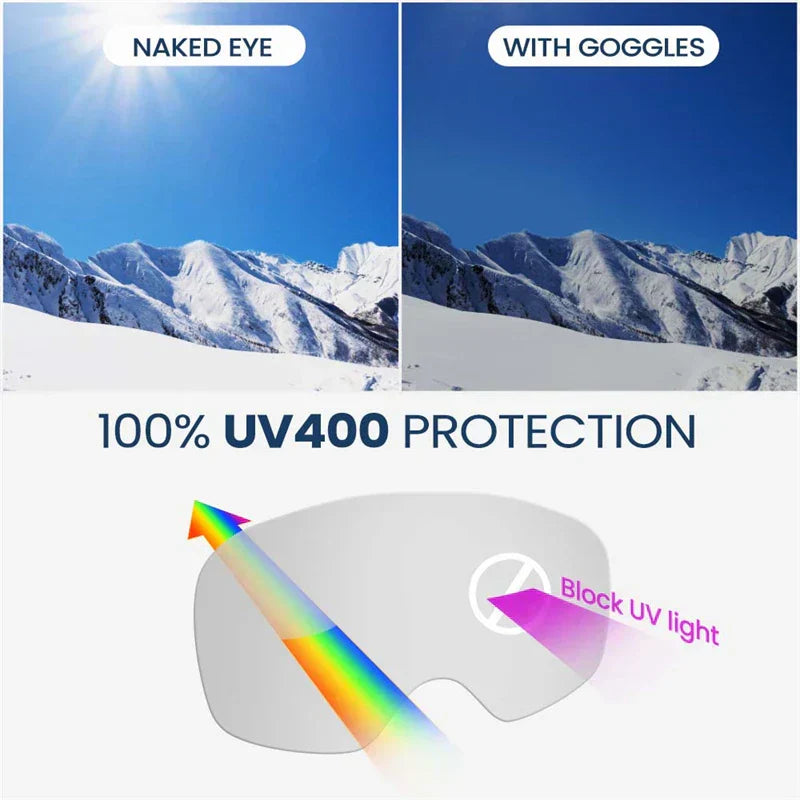 Ski Snowboard Goggles for Kids