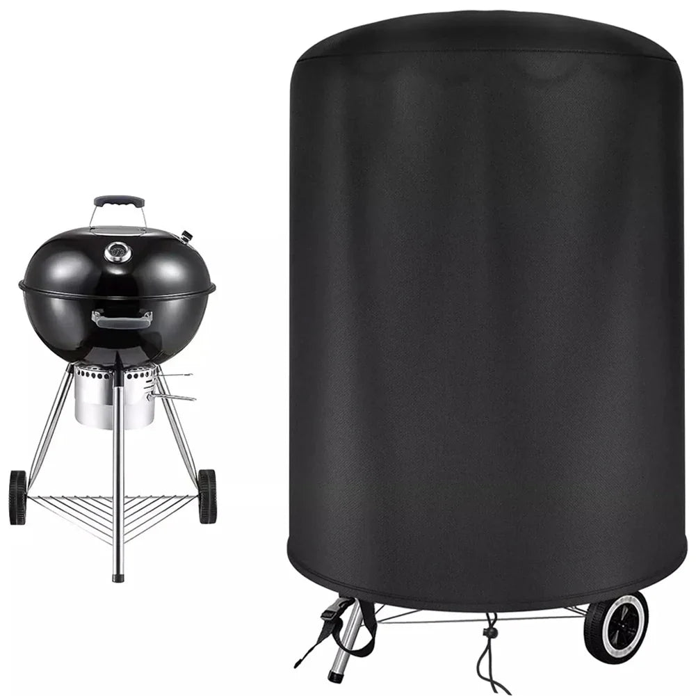 Waterproof Kettle BBQ Cover Black