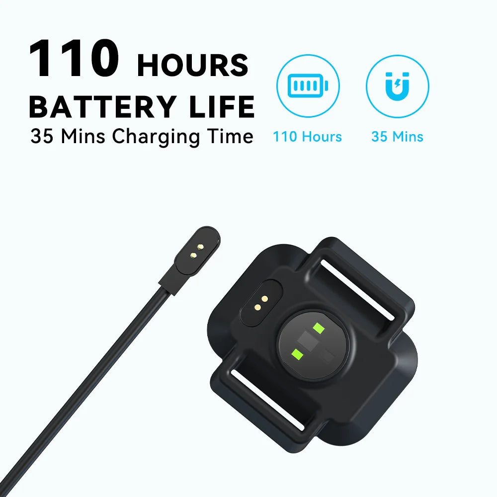 Heart Rate Sensor Wrist Strap Black