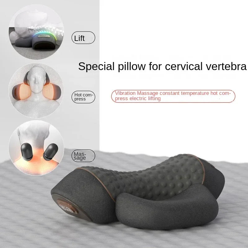 Electric Neck Massager Pillow Grey