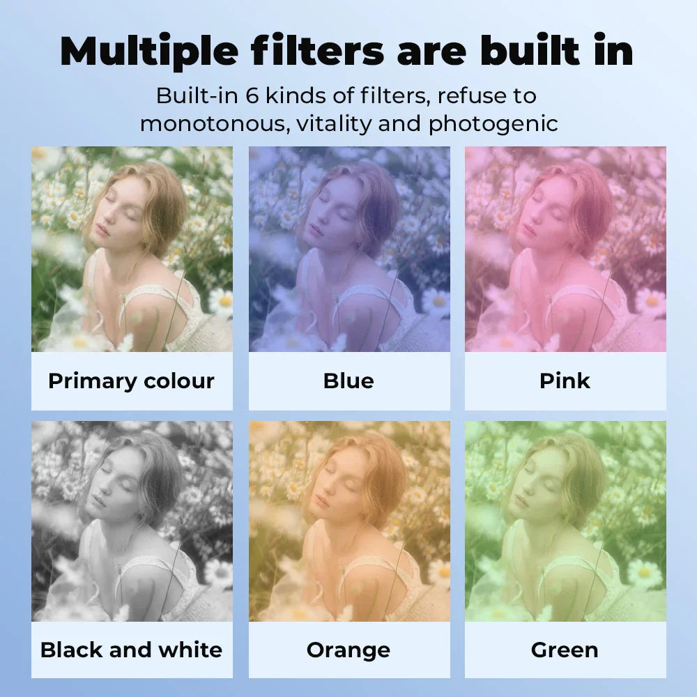 Mini Camera with Screen Black