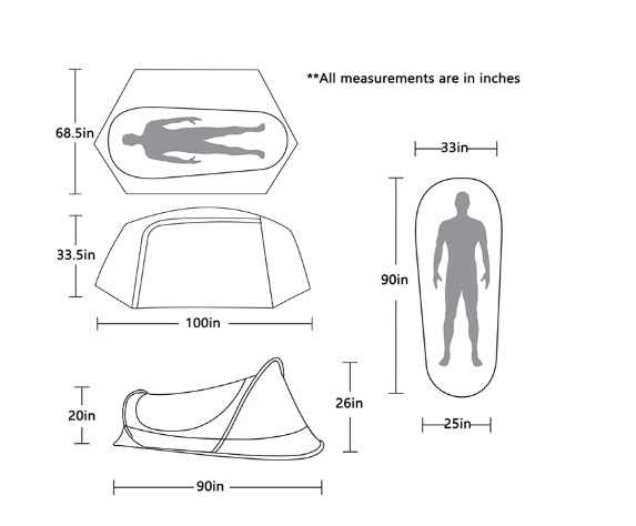 Solo Trekking Tactical Tent