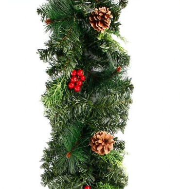 Led Pine Cone Christmas Garland Decoration