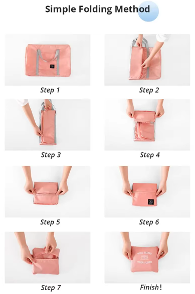 Foldable Travel Duffel Bag For Airlines (2 Pack)