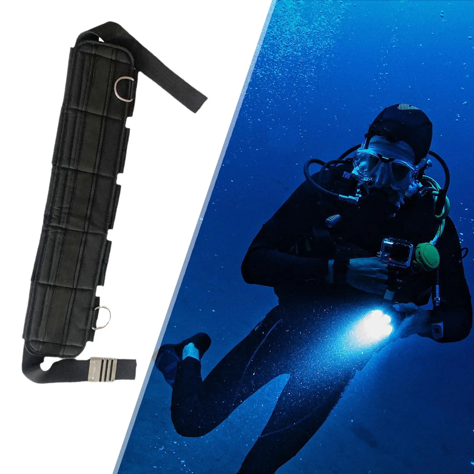 Waterproof Scuba Weight Belt With 5 Pockets For Customizable Buoyancy