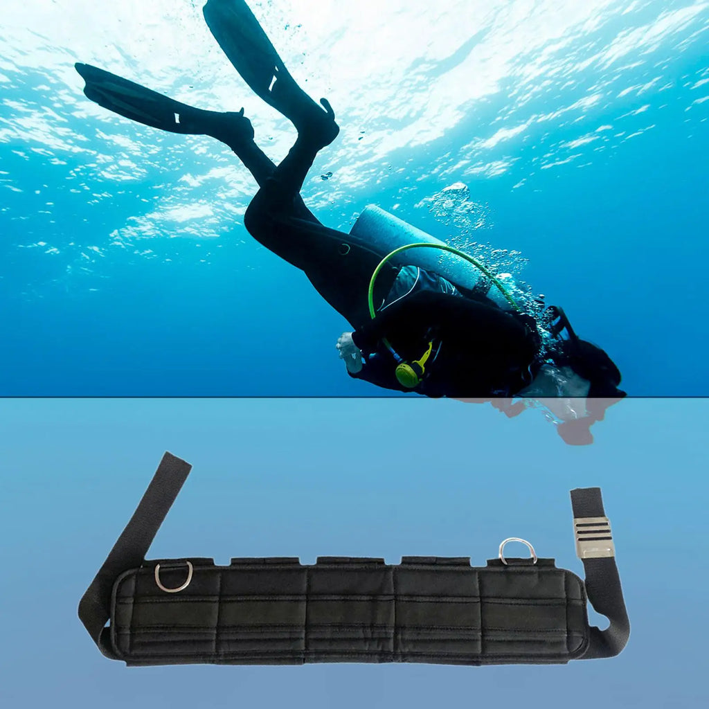 Waterproof Scuba Weight Belt With 5 Pockets For Customizable Buoyancy