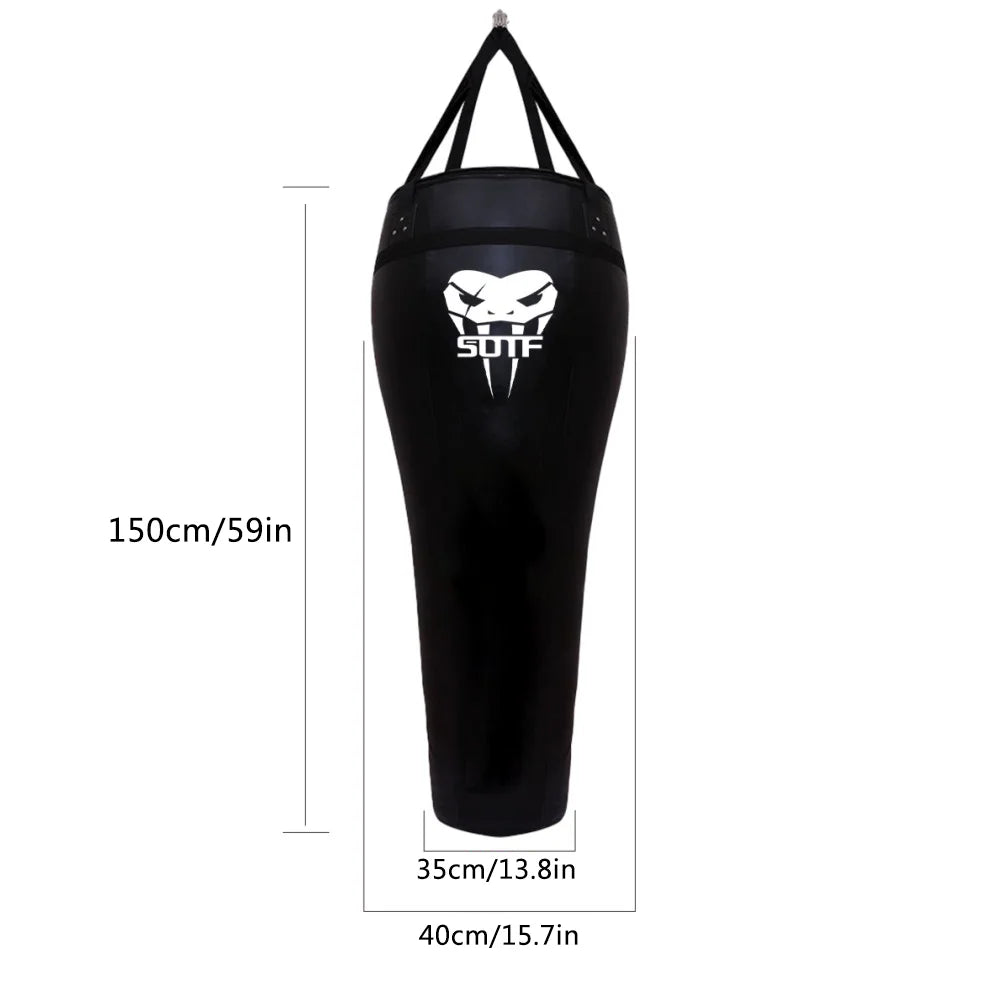 Bounce Back Punching Bag – Foldable Boxing Sandbag with Chain Hook