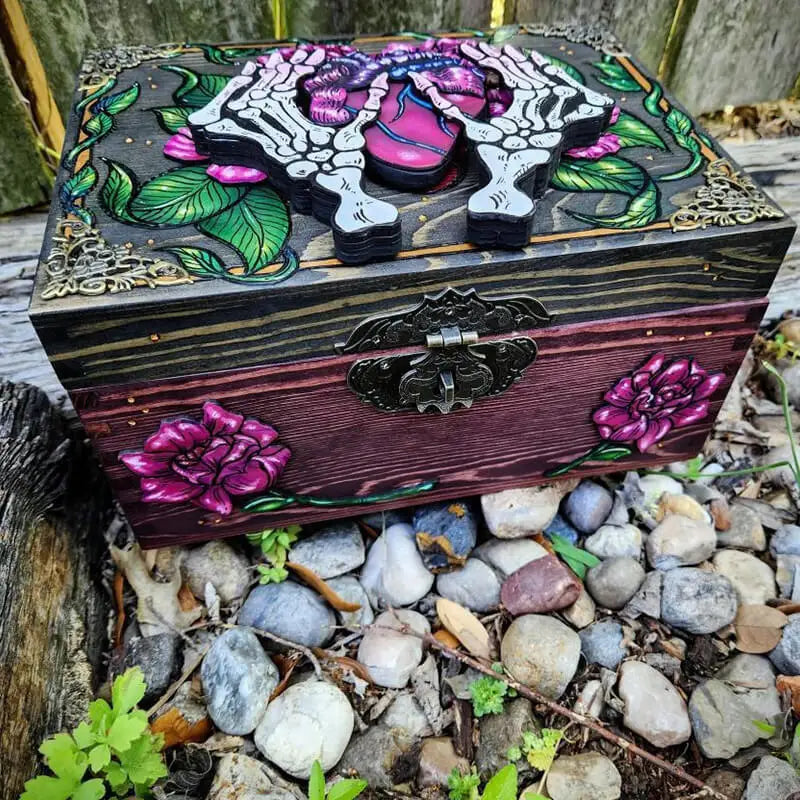 Hidden Key Box Wooden Craft