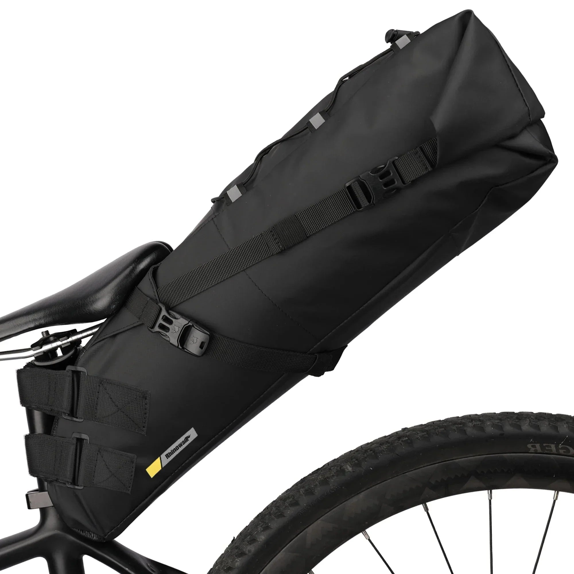 10L Waterproof Bike Saddle Bag Large Rear Pannier Black