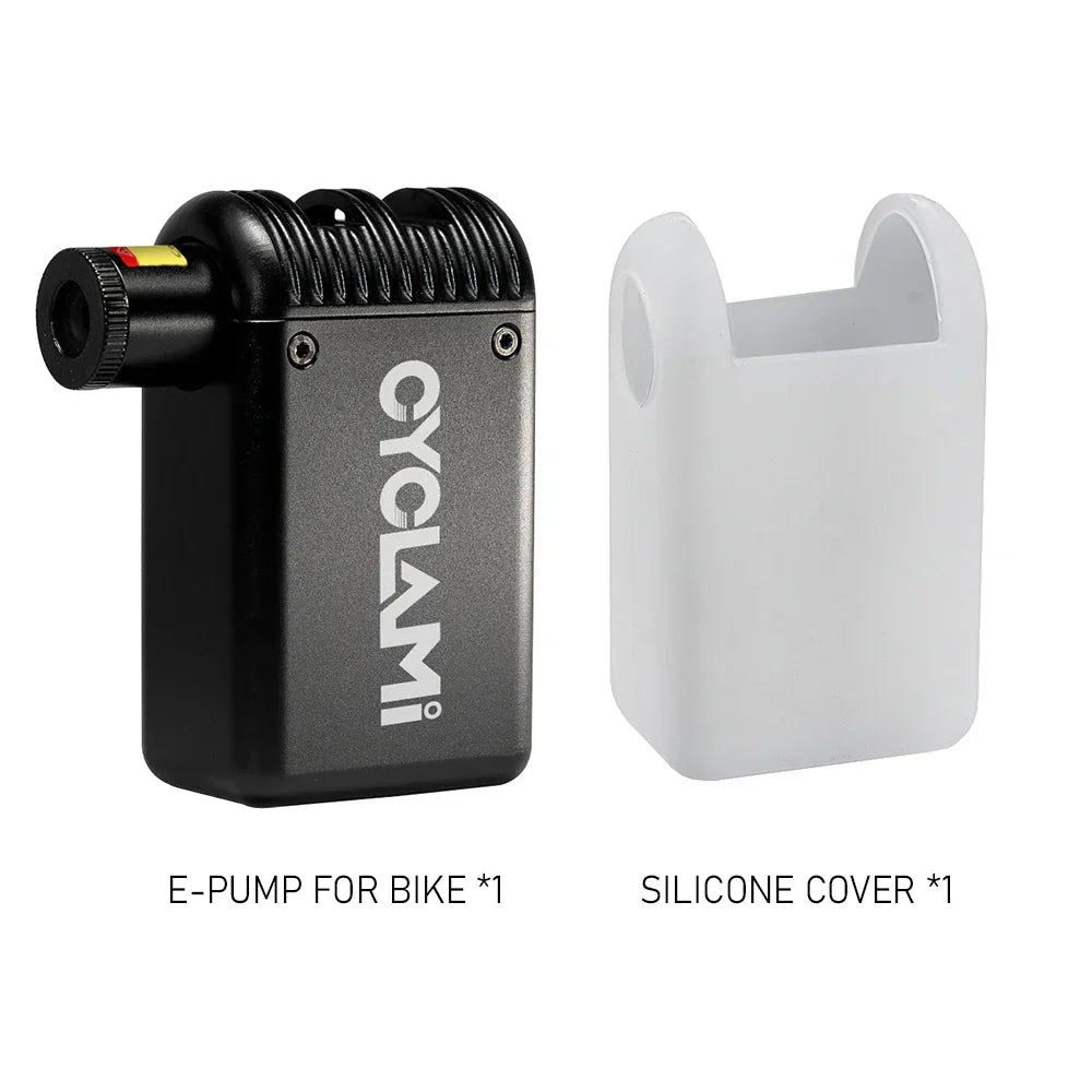 A2 Mini Portable Electric Bike Pump Cordless Aluminum Air Inflator Black
