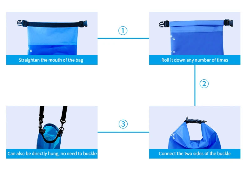 Filterwell 6L Gravity Water Filter Straw for Travel and Emergency