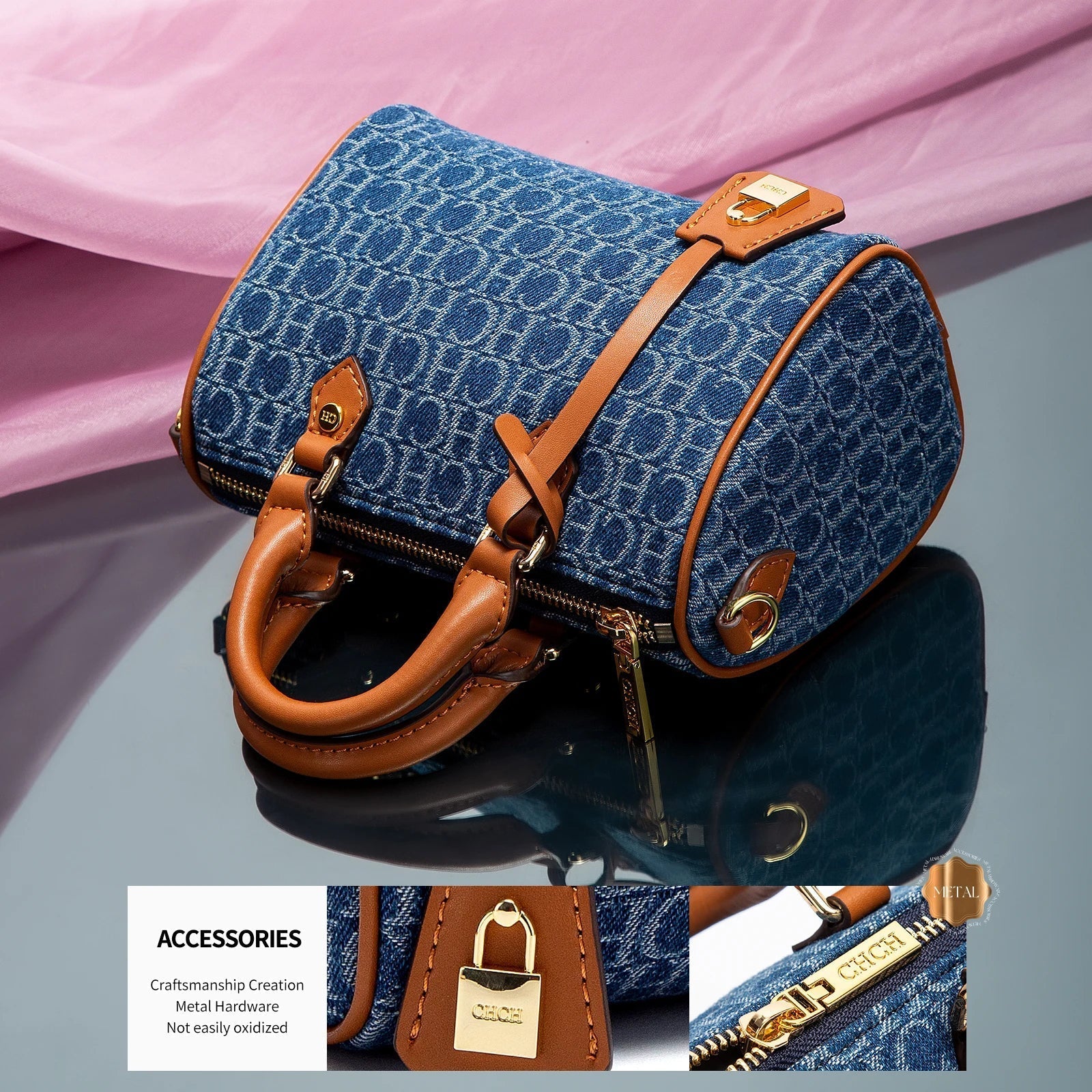 Women's Shoulder Bag PU Leather Saddle Design
