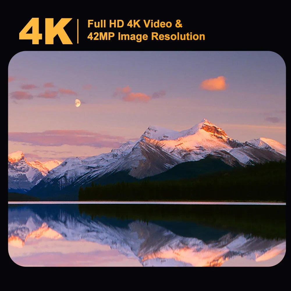 Digital Camera 3.0 Rotatable Screen Black