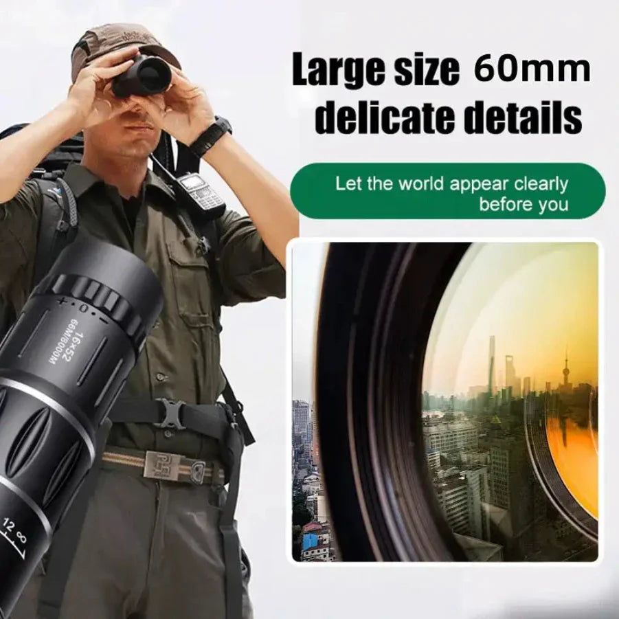 16x52 High-Power Monocular Telescope