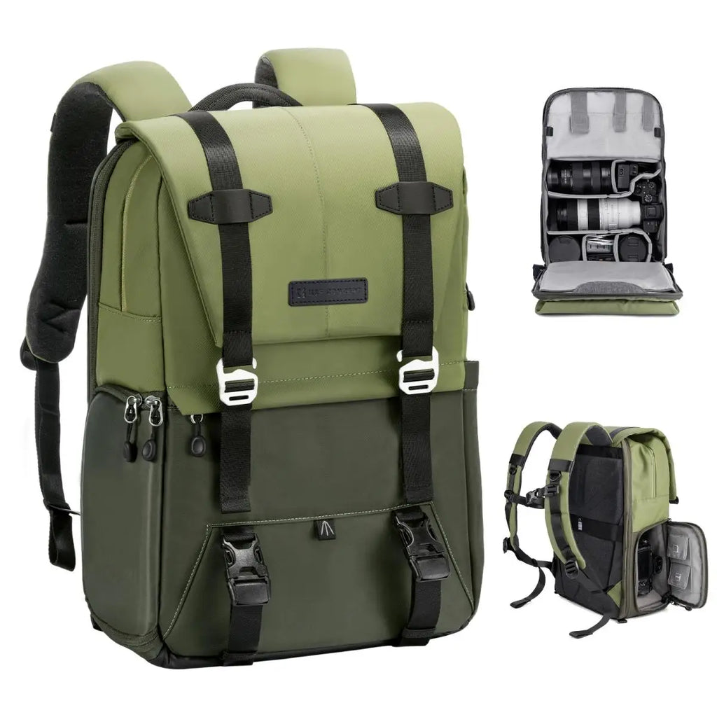 20L Professional Camera Backpack Green