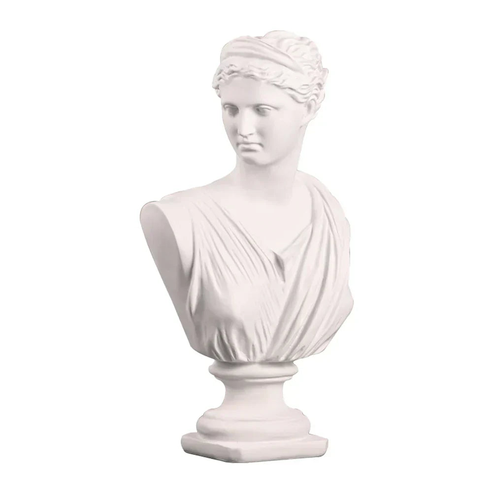Goddess Artemis Bust Sculpture - Greek Mythology Home Decor and Artistic Gift