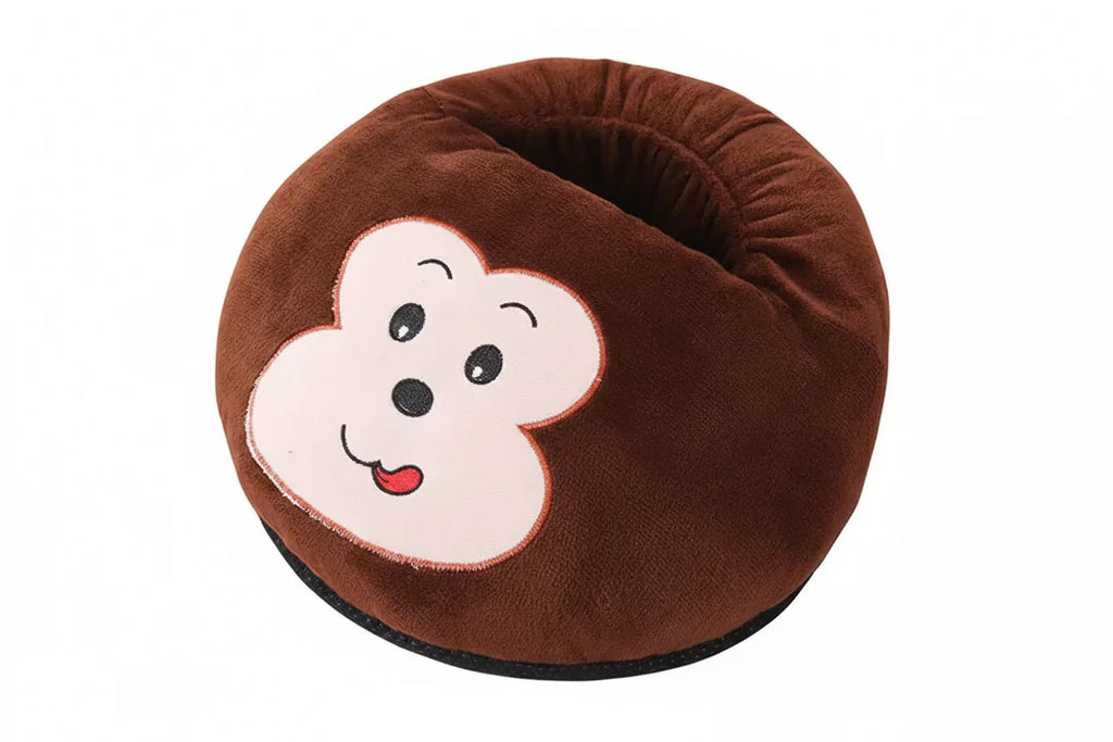 USB Electric Foot Warmer – Soft Plush Heated Foot Cover for Home & Office