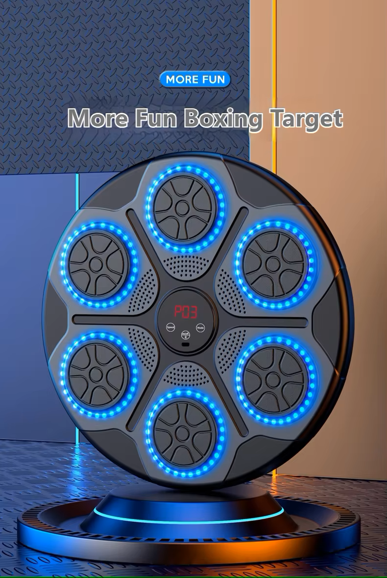 Smart Music Boxing Machine - W/ Bluetooth Connectivity And Gloves