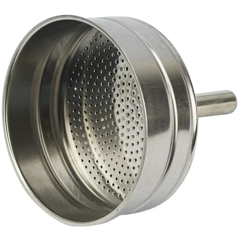 9 Cup Stainless Steel Coffee Maker Moka Pot Stovetop Espresso Maker Silver