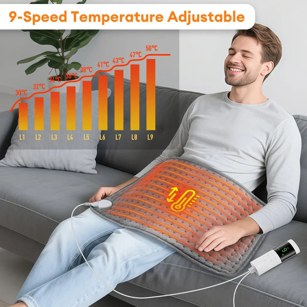 USB Electric Heating Pad – 9-Level Adjustable Thermal Mat with Timer for Pets & Personal Warmth