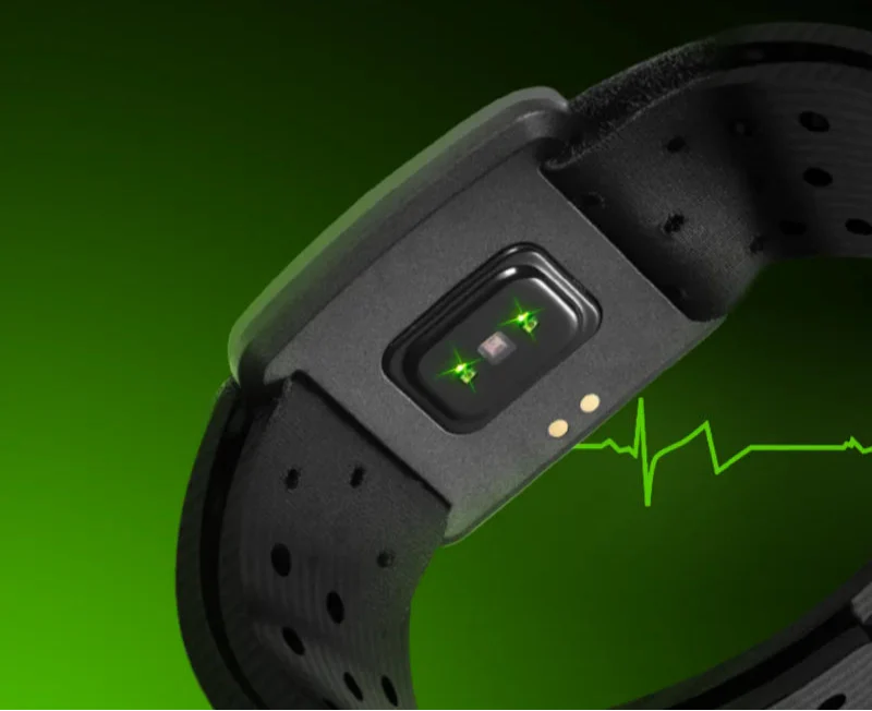 Heart Rate Monitor Arm Strap Sensor Grey
