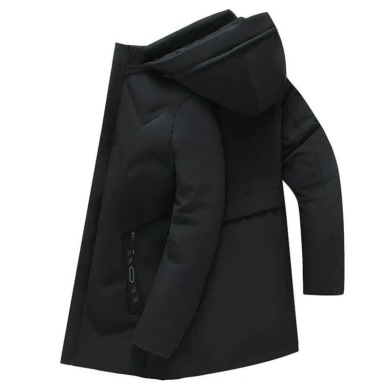 Designer Men's Hooded Bubble Parka Jacket