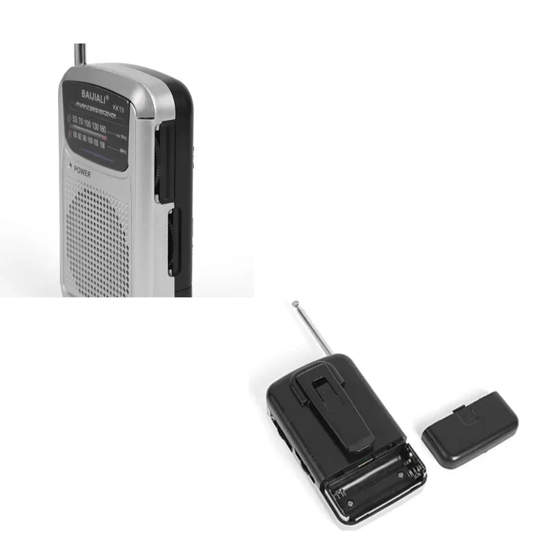 Full Band Portable Mini Pocket Radio Silver