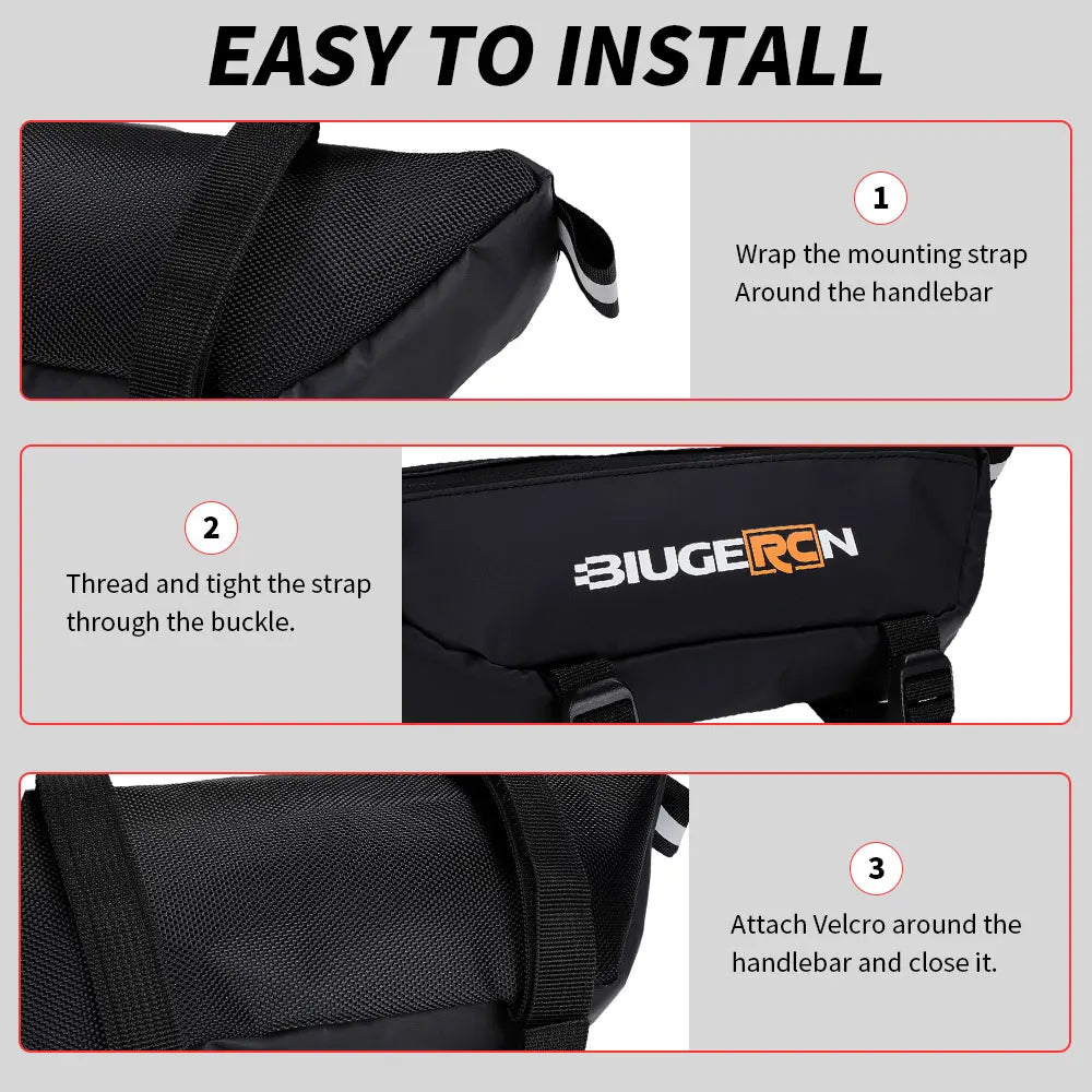 Waterproof Motorcycle Handlebar Bag