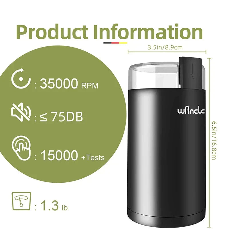 150W High-Power Coffee Grinder