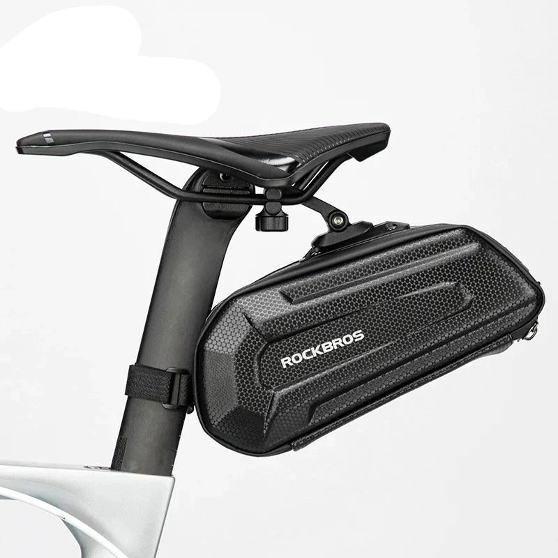 1.7L Waterproof Bicycle Rear Seatpost Bag Quick Release Black