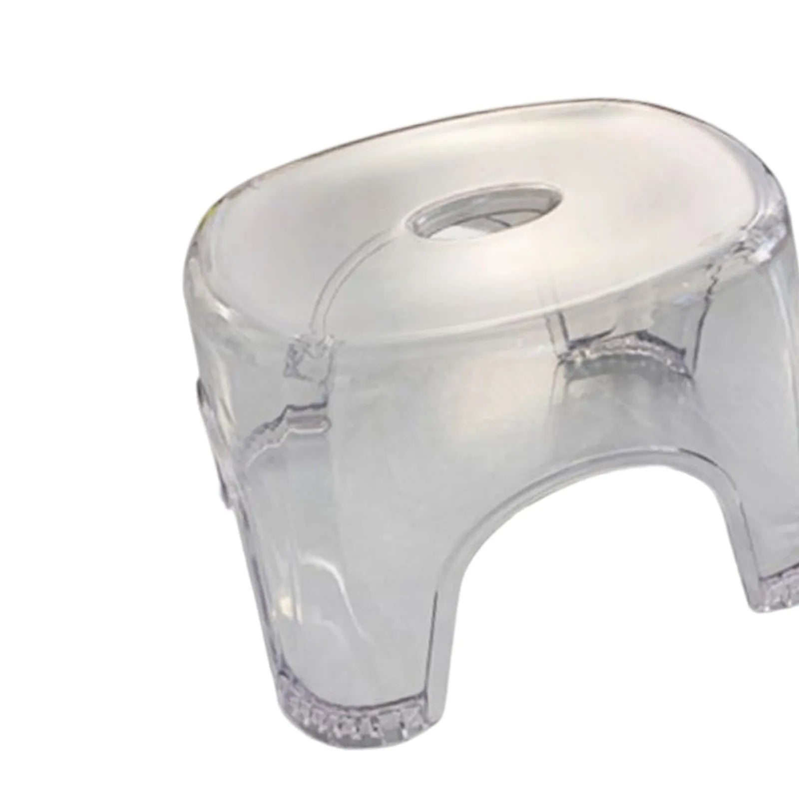 Bathroom Transparent Acrylic Non-slip Stool