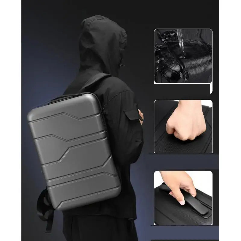 Expandable Anti-Theft Hard Shell Backpack