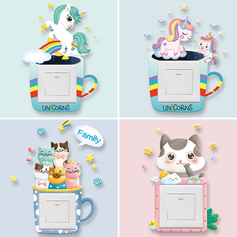 Animal Unicorn Flamingo Room 3D Decor